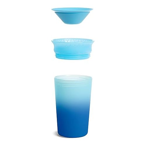 먼치킨 Munchkin® Miracle® 360 Color Changing Sippy Cup, 9 Ounce, Blue