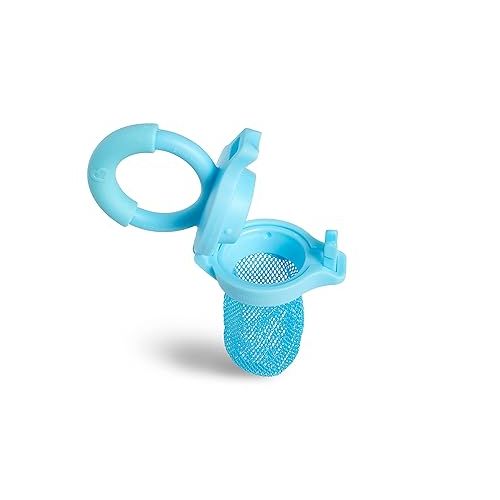 먼치킨 Munchkin Fresh Food Feeder, 2 Count (Pack of 1), Blue/Mint