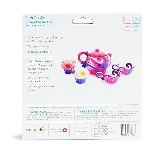 먼치킨 Munchkin® Bath Tea and Cupcake Set Toddler Bath Toy