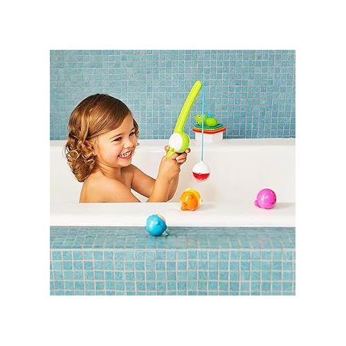 먼치킨 Munchkin® Fishin'™ Magnetic Baby and Toddler Bath Toy, 4pc Set