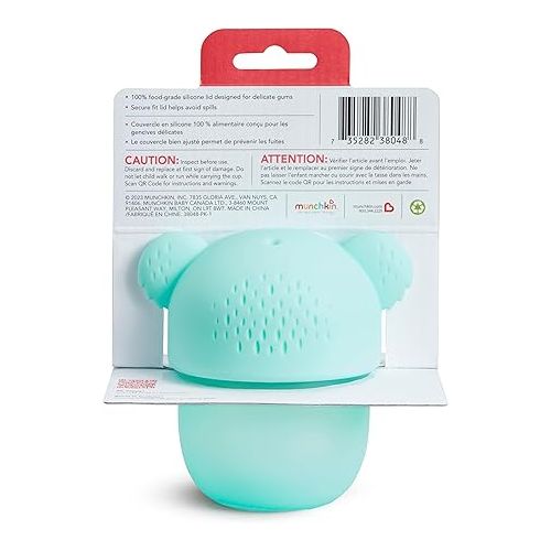 먼치킨 Munchkin® Koala Soft-Touch Spill Proof Baby and Toddler Sippy Cup, 8 Ounce