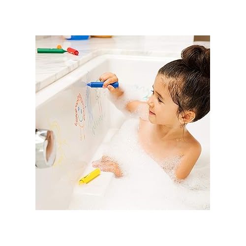 먼치킨 Munchkin® Draw™ Bath Crayons Toddler Bath Toy, 5 count (Pack of 2)