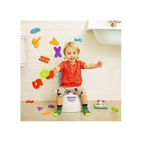 먼치킨 Munchkin® Arm & Hammer Multi-Stage 3-in-1 Potty Seat, (Potty Chair, Trainer Ring and Step Stool), Grey