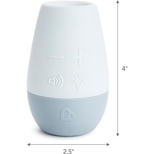 먼치킨 Munchkin® Shhh…™ Portable Baby Sleep Soother White Noise Sound Machine and Night Light