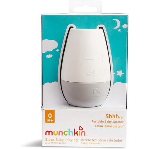 먼치킨 Munchkin® Shhh…™ Portable Baby Sleep Soother White Noise Sound Machine and Night Light