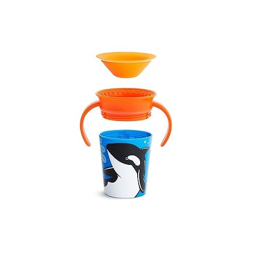 먼치킨 Munchkin® Miracle® 360 WildLove Trainer Cup, 6 Oz, Orca