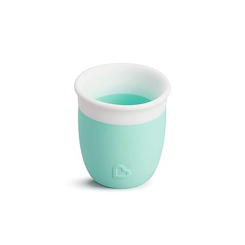 먼치킨 Munchkin® C’est Silicone! Open Training Cup for Babies and Toddlers 4 Months+, 2 Ounce, Mint