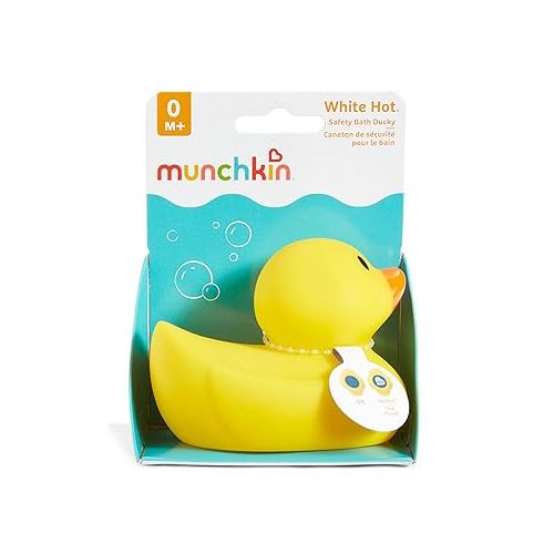 먼치킨 Munchkin® White Hot® Safety Bath Ducky Toy, Yellow