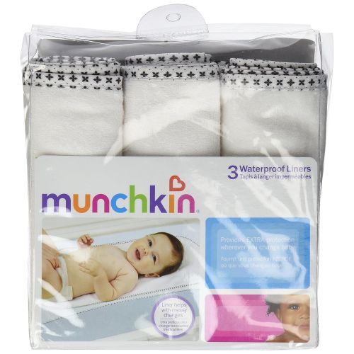 먼치킨 Munchkin Waterproof Changing Pad Liners, 6 Count