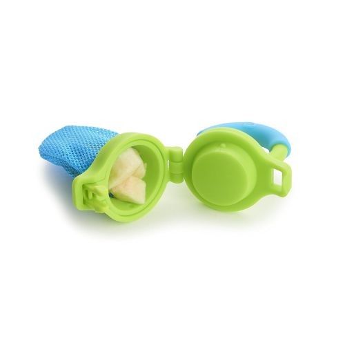 먼치킨 Munchkin Fresh Food Feeder, 2 Pack, Blue/Green