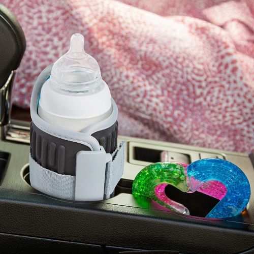 먼치킨 Munchkin Travel Car Baby Bottle Warmer, Grey