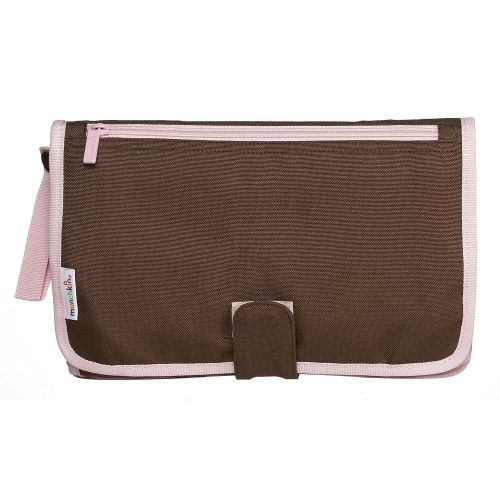 먼치킨 Munchkin Portable Diaper Changing Kit with Changing Pad and Wipes Case, Grey