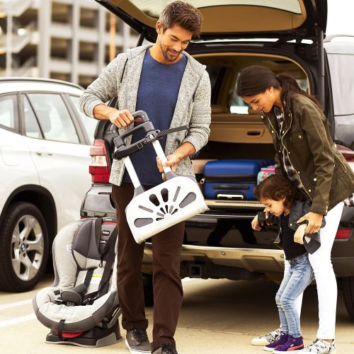먼치킨 [아마존 핫딜]  [아마존핫딜]Munchkin Brica Smart Move Car Seat Travel Cart, Airport Transporter, Grey