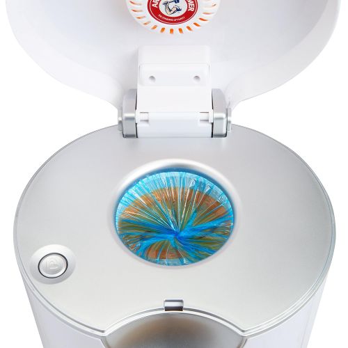 먼치킨 [아마존베스트]Munchkin Diaper Pail Starter Set, Powered by Arm & Hammer, 1 Month Refill Supply