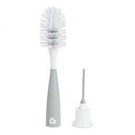 [아마존베스트]Munchkin Miracle Dual Sided Cup and Baby Bottle Brush, Includes Straw Brush, Grey