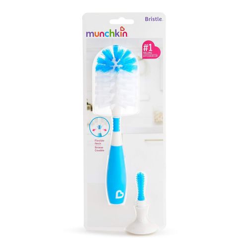 먼치킨 [아마존베스트]Munchkin Bristle Bottle Brush, Blue