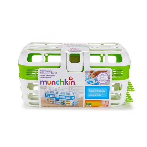 먼치킨 [아마존베스트]Munchkin High Capacity Dishwasher Basket, Assorted Colors