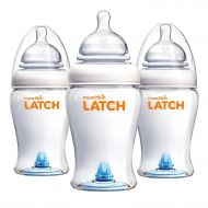[아마존베스트]Munchkin Latch Anti-Colic Baby Bottle with Ultra Flexible Breast-like Nipple, BPA Free, 8 Ounce, 3 Pack
