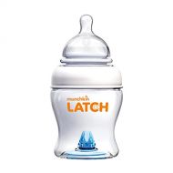 [아마존베스트]Munchkin Latch Anti-Colic Baby Bottle with Ultra Flexible Breast-like Nipple, BPA Free, 4 Ounce