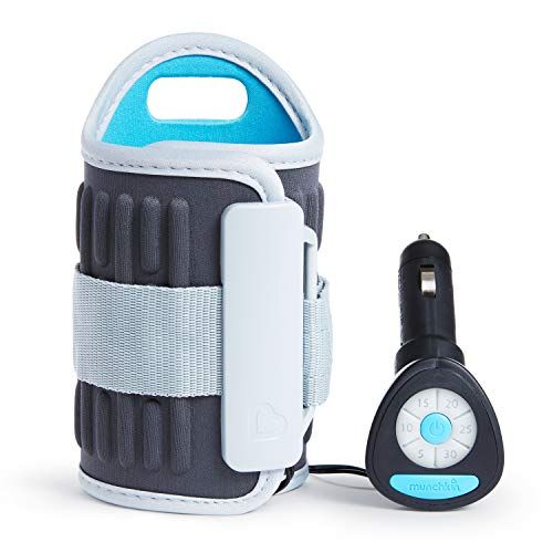 먼치킨 [아마존베스트]Munchkin Travel Car Baby Bottle Warmer, Grey