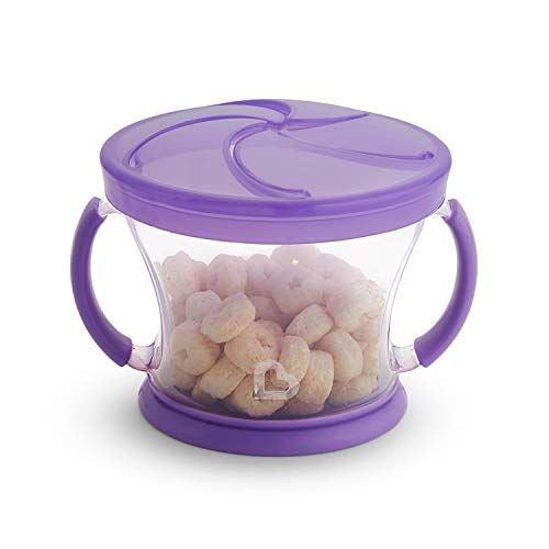 먼치킨 [아마존베스트]Munchkin Snack Catcher, 2 Pack, Pink/Purple