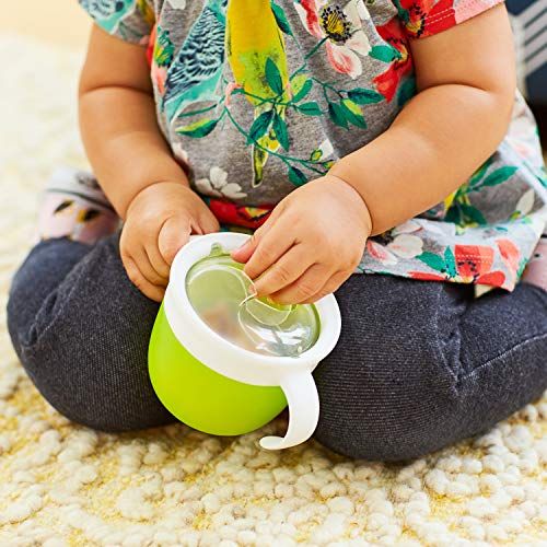 먼치킨 [아마존베스트]Munchkin 2 Piece Snack Catcher, Blue/Green