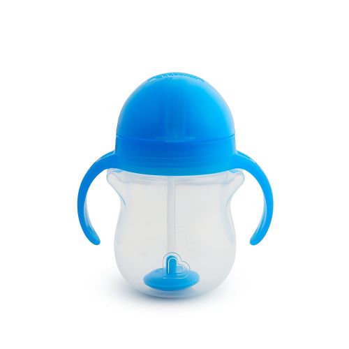 먼치킨 [아마존베스트]Munchkin Click Lock Weighted Straw Cup, 7 Ounce, Blue