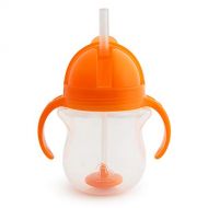 [아마존베스트]Munchkin Click Lock Weighted Straw Cup, 7 Ounce, Orange