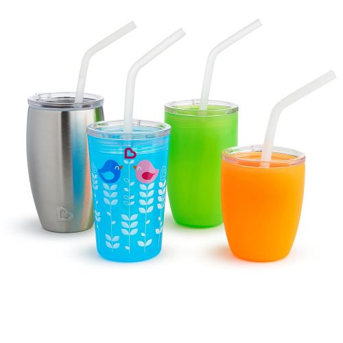 먼치킨 [아마존베스트]Munchkin Sippy and Straw Lids for Miracle 360 Cups, 3 Piece Set