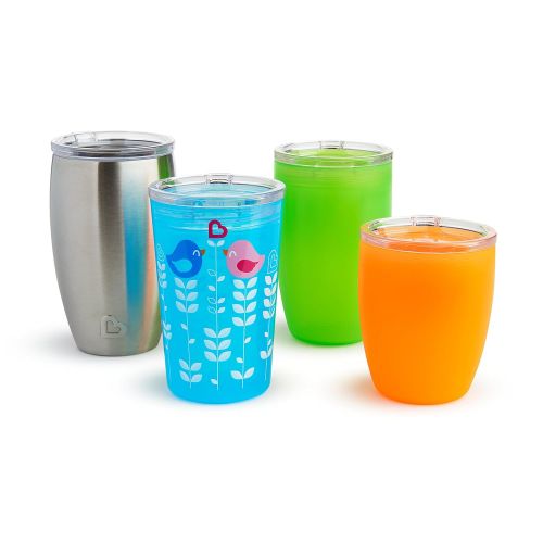 먼치킨 [아마존베스트]Munchkin Sippy and Straw Lids for Miracle 360 Cups, 3 Piece Set