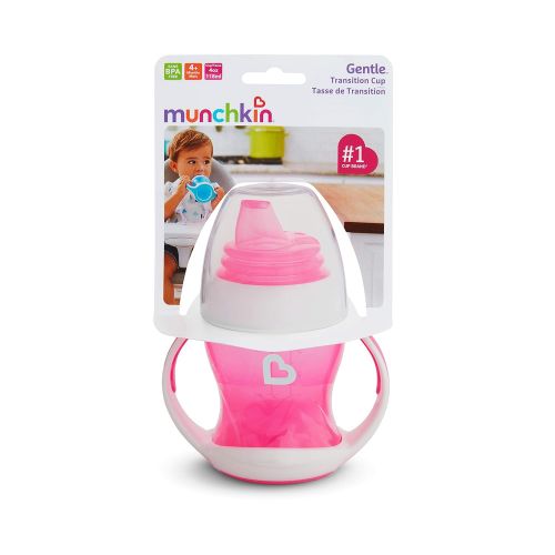 먼치킨 [아마존베스트]Munchkin Gentle Transition Trainer Cup, 4 Ounce, Pink