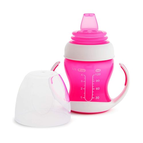 먼치킨 [아마존베스트]Munchkin Gentle Transition Trainer Cup, 4 Ounce, Pink