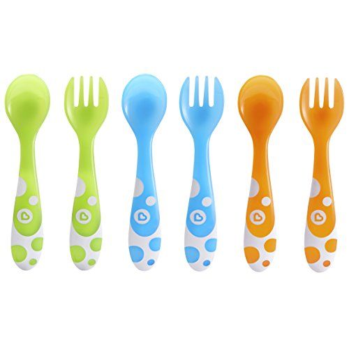 먼치킨 [아마존베스트]Munchkin 6 Piece Fork and Spoon Set