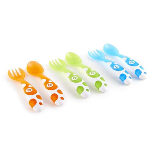 먼치킨 [아마존베스트]Munchkin 6 Piece Fork and Spoon Set