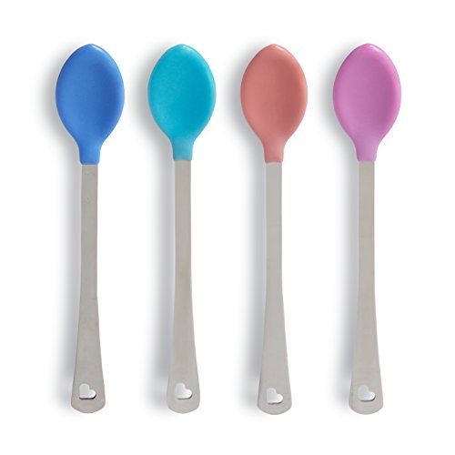 먼치킨 [아마존베스트]Munchkin White Hot Safety Spoons 4 Ct