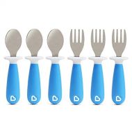 [아마존베스트]Munchkin 6 Piece Raise Toddler Forks and Spoons, Blue, 12+