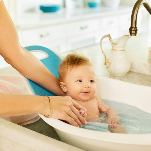 먼치킨 [아마존베스트]Munchkin Sit and Soak Baby Bath Tub, 0-12 Months, White