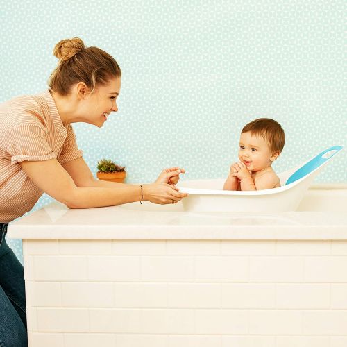 먼치킨 [아마존베스트]Munchkin Sit and Soak Baby Bath Tub, 0-12 Months, White