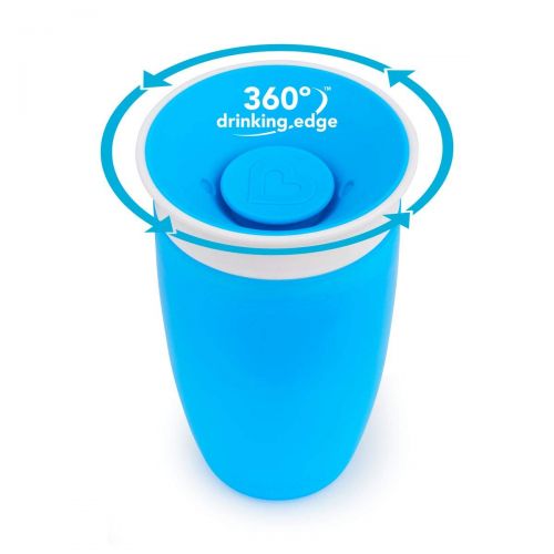 먼치킨 [아마존 핫딜]  [아마존핫딜]Munchkin Miracle 360 Trinkbecher, blau, 1er-Pack (296 ml)