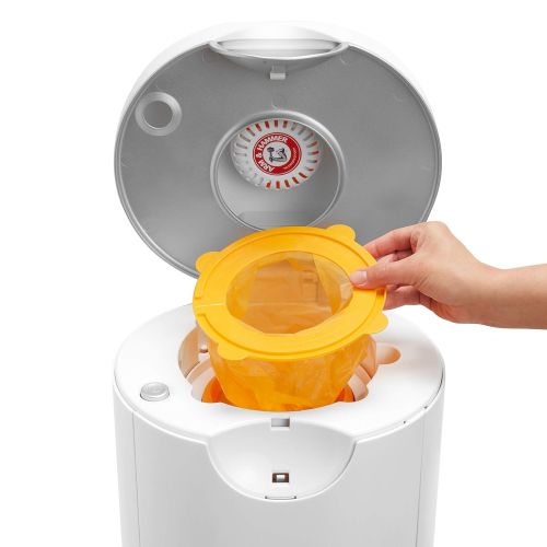 먼치킨 Munchkin Arm & Hammer Diaper Pail Snap, Seal and Toss Refill Bags, Holds 600 Diapers, 20 Count