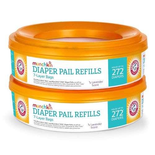 먼치킨 Munchkin Arm and Hammer Diaper Pail Refill Rings, 544 Count