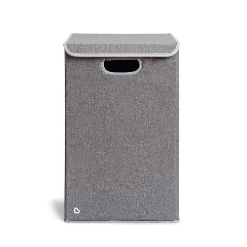 먼치킨 Munchkin Laundry Hamper with Lid, Grey