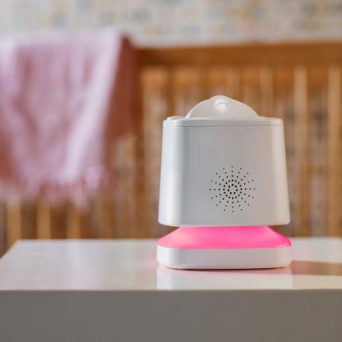 먼치킨 Munchkin Sound Asleep Nursery Projector and Sound Machine with LED Nightlight