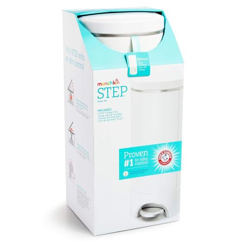 먼치킨 Munchkin Step Diaper Pail Powered by Arm & Hammer