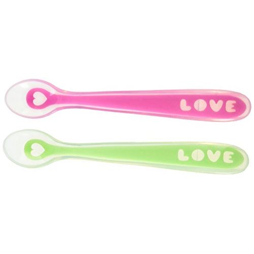 먼치킨 Munchkin Silicone Spoons 2ct, Assorted Colors