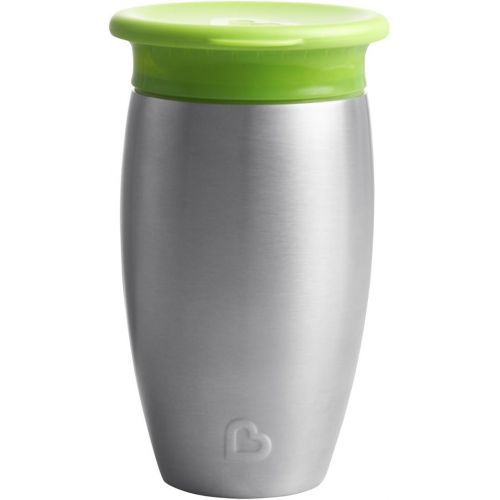 먼치킨 Munchkin Miracle 360 Stainless Steel 10oz Sippy Cup - Assort Trim Colors 17061,17071