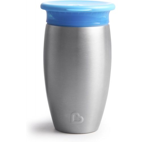 먼치킨 Munchkin Miracle 360 Stainless Steel 10oz Sippy Cup - Assort Trim Colors 17061,17071