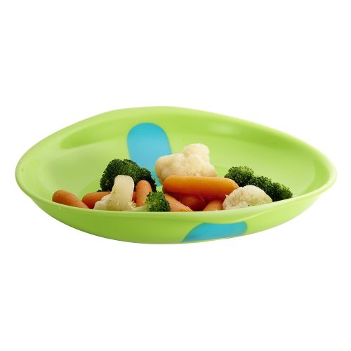 먼치킨 Munchkin White Hot Toddler Plates, 2 Count