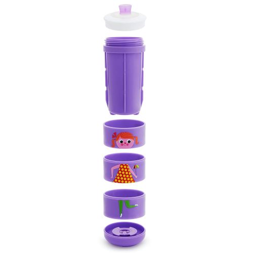 먼치킨 Munchkin Twisty Mix & Match Character Sippy Cup, 9 Oz, Purple