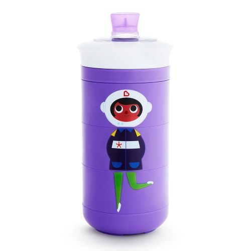 먼치킨 Munchkin Twisty Mix & Match Character Sippy Cup, 9 Oz, Purple